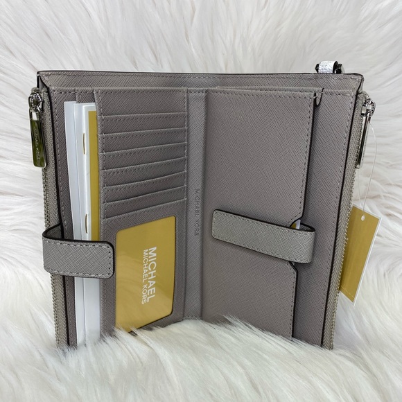 🤍 Michael Kors 🤍 Double ZIP Wristlet / Wallet - Picture 4 of 8